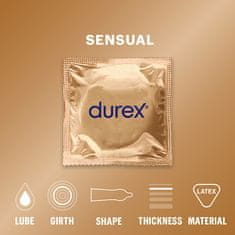 Durex Kondómy Sensual Regular Fit (Variant 10 ks)