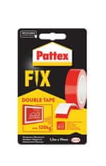 Pattex Samolepiaca páska "Pattex Fix 120 kg", červená, obojstranná, 19 mm x 1,5 m, 1486524