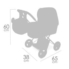 Rappa DeCuevas 85079 Skladací kočík pre bábiky s batôžkom KOALA 2024 - 60 cm