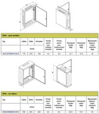 Hybridný rack silový SGA-077067015-CCD pod omietku