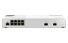 riadený switch QSW-M2108-2S (8x 2,5GbE RJ45 a 2x 10GbE SFP+)