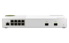 riadený switch QSW-M2108-2S (8x 2,5GbE RJ45 a 2x 10GbE SFP+)