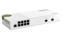 riadený switch QSW-M2108-2S (8x 2,5GbE RJ45 a 2x 10GbE SFP+)