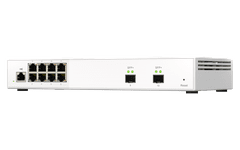 riadený switch QSW-M2108-2S (8x 2,5GbE RJ45 a 2x 10GbE SFP+)