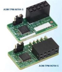 SuperMicro SPI capable TPM 2.0 s Infineón 9670 ovládačom s horizontálnym tvarom (10pin), Provisioned for Server