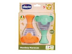 Chicco Hrkálka Maracas Opice Eco+ 6m+