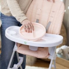 Ingenuity Stolička jedálenská skladacia Sun Valley Pink 6m+ do 15 kg