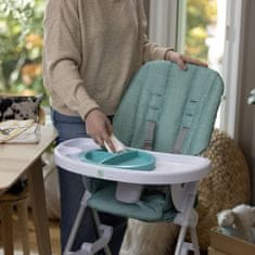 Ingenuity Stolička jedálenská skladacia Sun Valley Teal 6m+ do 15 kg