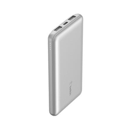 Belkin BOOST CHARGE USB-C PowerBanka, 10000mAh, 15W, sivá