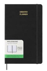 Moleskine Plánovací zápisník čierny L, nedatovaný, tvrdý