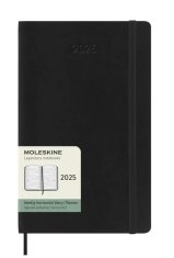 Moleskine Diár 2025 - mäkké dosky L, týždenné, horizontálne