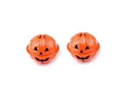 Rolnička tekvica halloween Ø30, 40 mm - (Ø30 mm) oranžová (10 ks)