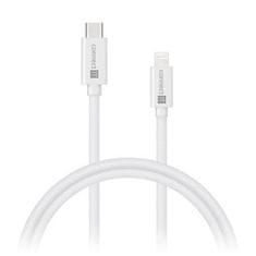 CONNECT IT Wirez kábel USB-C -&gt; Lightning, 27 W, 1 m, BIELA