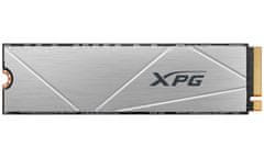 ADATA XPG GAMMIX S60/512GB/SSD/M.2 NVMe/Strieborná/Heatsink/5R