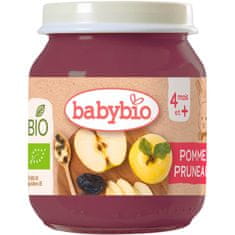 BABYBIO Bio jablko a sušené slivky 130 g