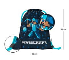 BAAGL Vrecko Minecraft Blue Axe