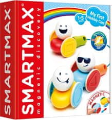 SmartMax Magnetická stavebnica Moje prvé autíčka 7 dielikov