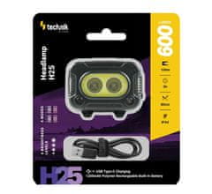 Čelovka nabíjacia Technik Headlamp H25 600lm