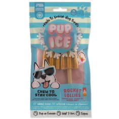 Pochúťka Pup Ice chladiaca s jahodou a banánom 2ks 90g