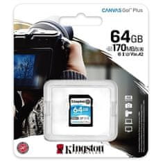 Kingston Pamäťová karta Micro SDXC Canvas Go! Plus 64GB UHS-I U3 SDCG3/64GBSP