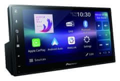 Pioneer SPH-DA77DAB autorádio 2DIN, 6,8&quot; LCD, DAB+, CarPlay, Android Auto, Wi-Fi, Bluetooth