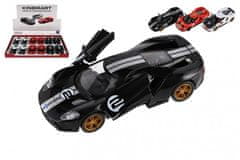 Teddies Auto Kinsmart Ford GT 1:38 kov/plast 12,5 cm 3 farby na spätné natiahnutie