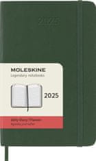 Moleskine Diár 2025 zelený S, denný, mäkký