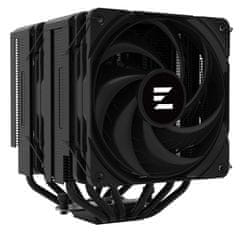 Zalman chladič CPU CNPS14X DUO Black / dual tower / 120mm ventilátor / 6x heatpipe / PWM / výška 159mm / pre AMD aj Intel