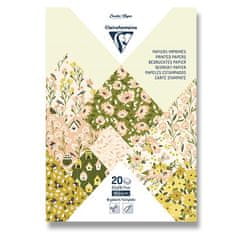 Clairefontaine Sada papierov Origami Spring A4 20 listov