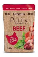 Fitmin cat Purity hovädzie so srdiečkami vrecko 100g