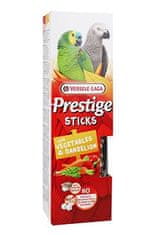 VL Prestige Sticks pre veľké papagáje Veg.&Dand.2x70g