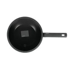 Berlingerhaus Panvica WOK s titánovým povrchom a pokrievkou 28 cm Antracit Collection BH-8124