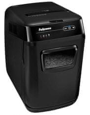 Fellowes skartovač AutoMax 150 C/ krížový rez 4x38 mm/ objem koša 32 l/ stupeň utajenia P-4 (dôverné)/ čierny