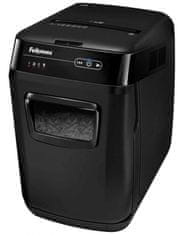 Fellowes skartovač AutoMax 150 C/ krížový rez 4x38 mm/ objem koša 32 l/ stupeň utajenia P-4 (dôverné)/ čierny