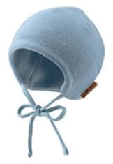 Sterntaler Čiapka na zaväzovanie jemný fleece podšitá modrá chlapec veľ. 41 cm - 4-5 m