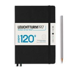 Leuchtturm1917 Zápisník 120G Black A5 bodkovaný