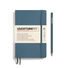 Leuchtturm1917 Zápisník Stone Blue Softcover B6+ linajkový