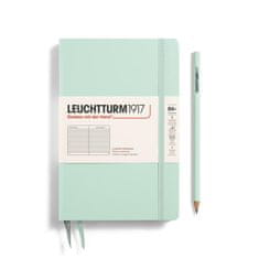 Leuchtturm1917 Zápisník Mint Green Paperback B6+ linajkový