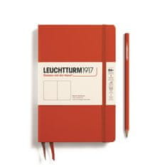 Leuchtturm1917 Zápisník Fox Red Paperback B6+ čistý