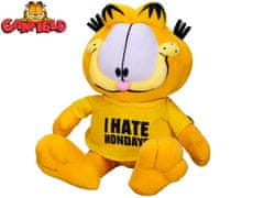 Garfield - &quot;I hate Mondays&quot; 24 cm plyšový sediaci