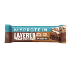 MyProtein Layered Proteín Bar 60 g triple chocolade fudge