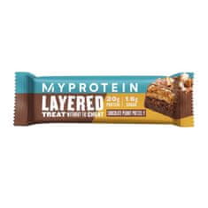 MyProtein Layered Proteín Bar 60 g triple chocolade fudge