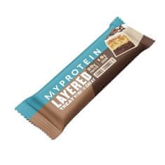 MyProtein Layered Proteín Bar 60 g triple chocolade fudge