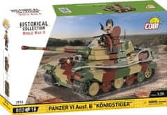 Cobi 3113 II WW Panzer VI Ausf. B Königstiger, 1:35, 802 k, 1 f