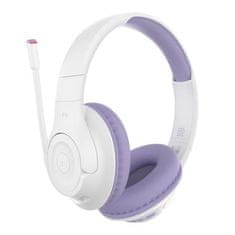 Belkin SOUNDFORM Inspire - Wireless Over-Ear Headset for Kids - detské bezdrôtové slúchadlá, biele/fialové