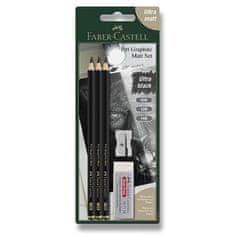 Faber-Castell Grafitové ceruzky Pitt Graphite Matt blister, rôzne tvrdosti