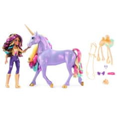 UNICORN ACADEMY SVETELNÝ JEDNOROŽEC WILDSTAR S BÁBIKOU SOPHIA 24cm