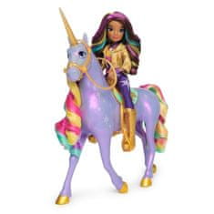 UNICORN ACADEMY SVETELNÝ JEDNOROŽEC WILDSTAR S BÁBIKOU SOPHIA 24cm