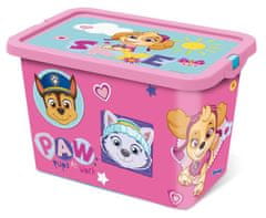 BOX ÚLOŽNÝ S VEKOM PAW PATROL 7L, PLAST