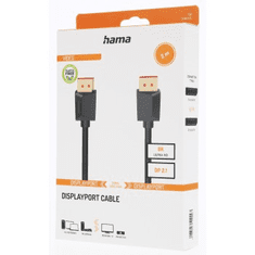 HAMA kábel DisplayPort 2.1 UHD/8K, 2 m